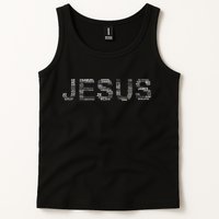 Jesus - Power is in the Name Word Mashup Tank Top