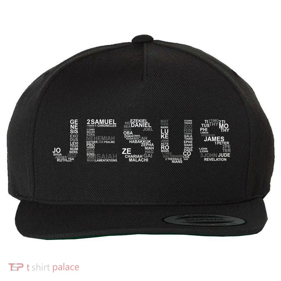 Jesus - Power is in the Name Word Mashup Wool Snapback Cap