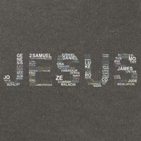 Jesus - Power is in the Name Word Mashup Cotton Canvas Backpack