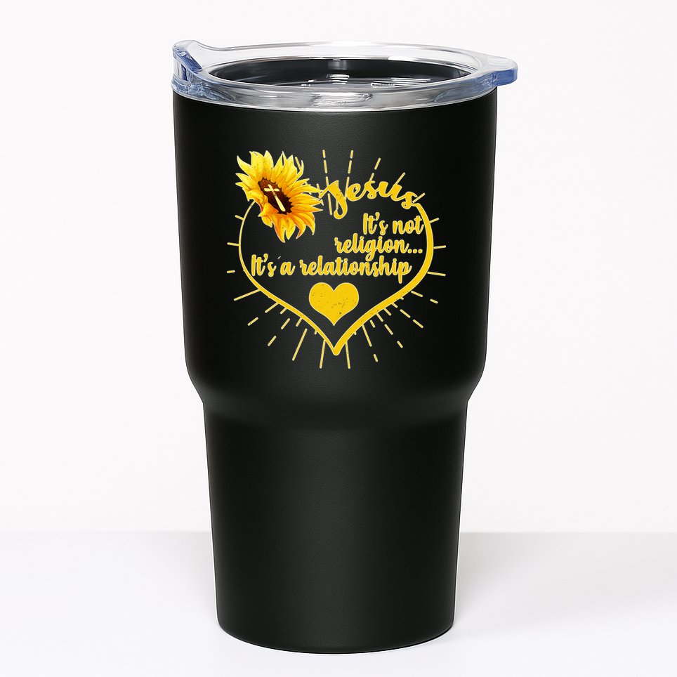 Jesus  It's Not Religion It's A Relationship Tumbler
