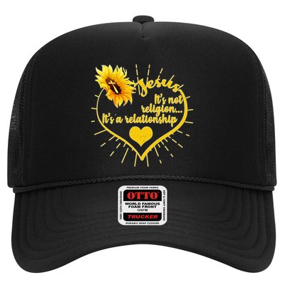 Jesus  It's Not Religion It's A Relationship Trucker Hat