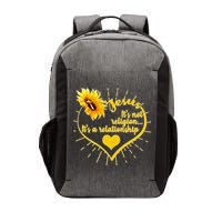 Jesus  It's Not Religion It's A Relationship Vector Backpack