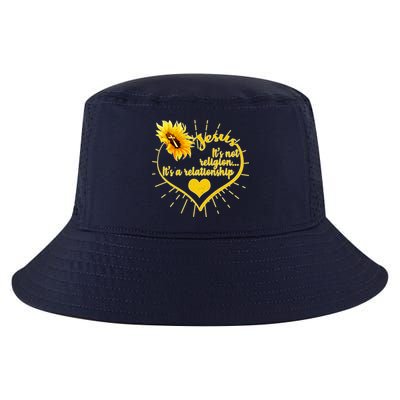 Jesus  It's Not Religion It's A Relationship Cool Comfort Performance Bucket Hat