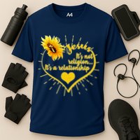 Jesus  It's Not Religion It's A Relationship Performance Shirt