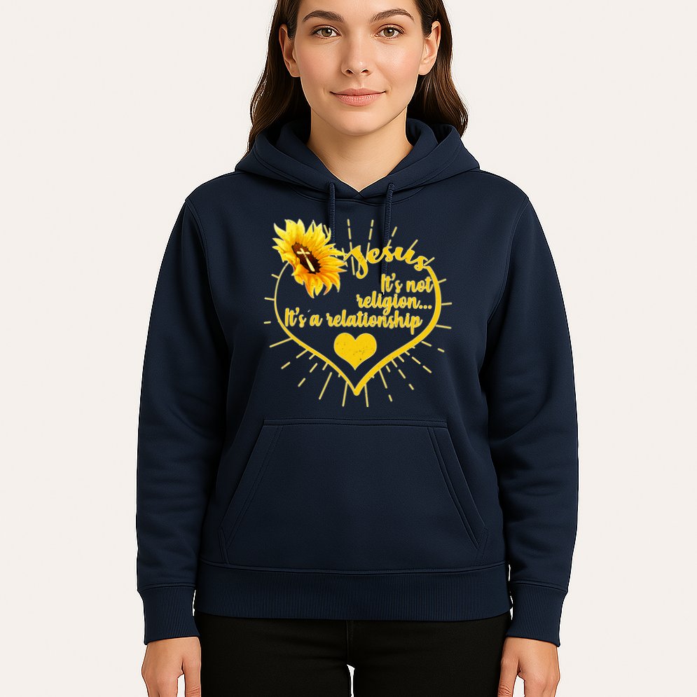 Jesus  It's Not Religion It's A Relationship Hoodie
