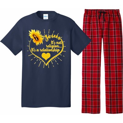 Jesus  It's Not Religion It's A Relationship Pajama Set