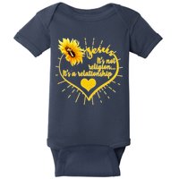 Jesus  It's Not Religion It's A Relationship Baby Bodysuit