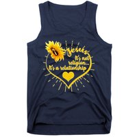 Jesus  It's Not Religion It's A Relationship Tank Top