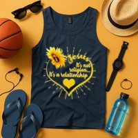 Jesus  It's Not Religion It's A Relationship Tank Top