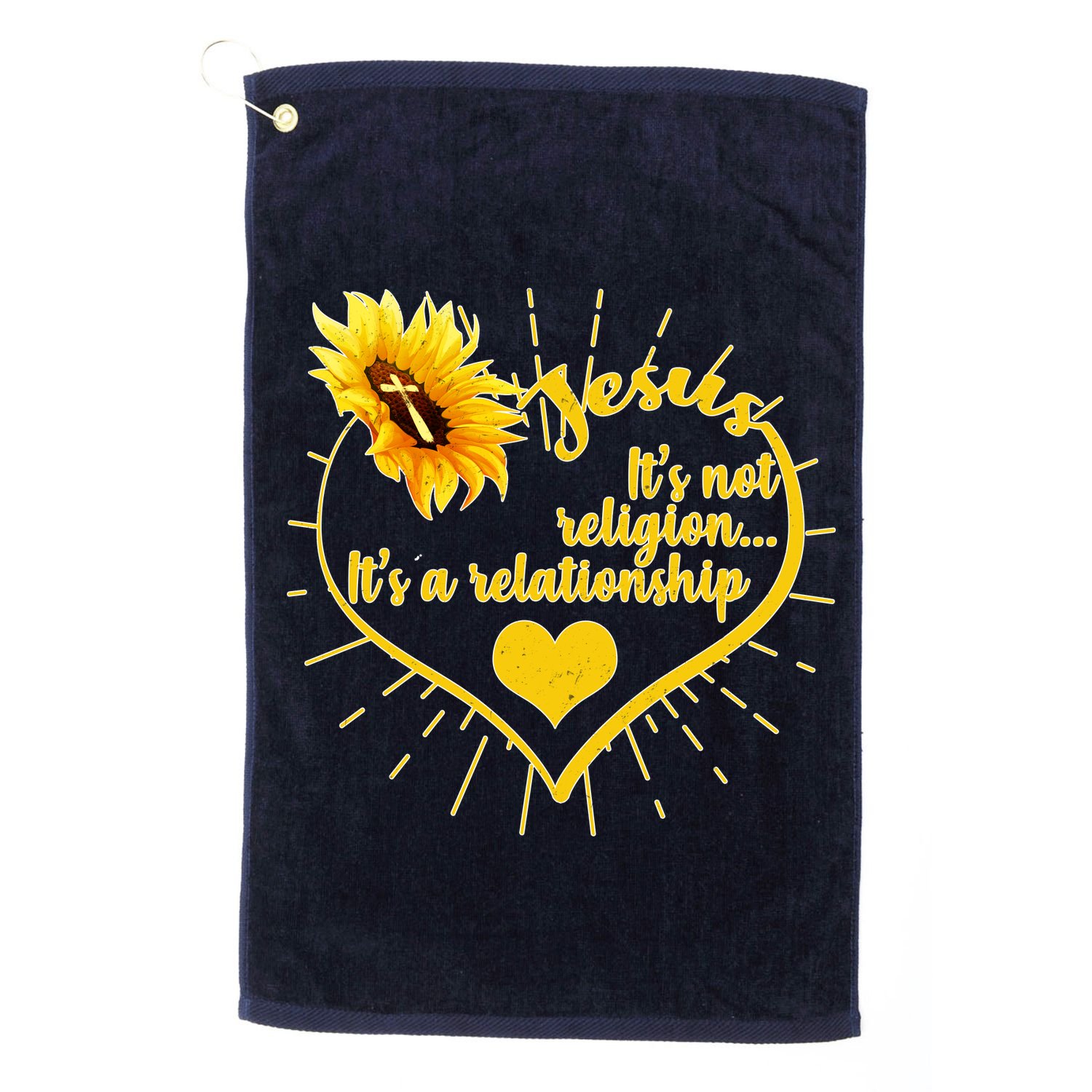 Jesus  It's Not Religion It's A Relationship Golf Towel
