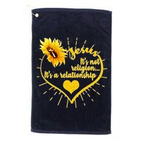 Jesus  It's Not Religion It's A Relationship Golf Towel