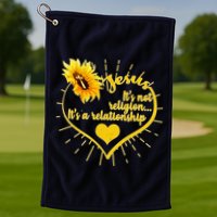 Jesus  It's Not Religion It's A Relationship Golf Towel