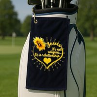Jesus  It's Not Religion It's A Relationship Golf Towel