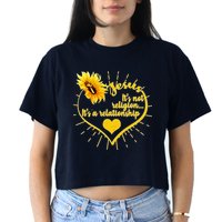 Jesus  It's Not Religion It's A Relationship Crop Top