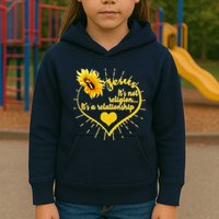 Jesus  It's Not Religion It's A Relationship Kids Hoodie