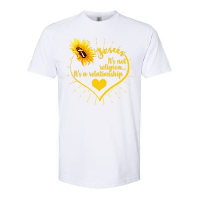 Jesus  It's Not Religion It's A Relationship Softstyle® CVC T-Shirt