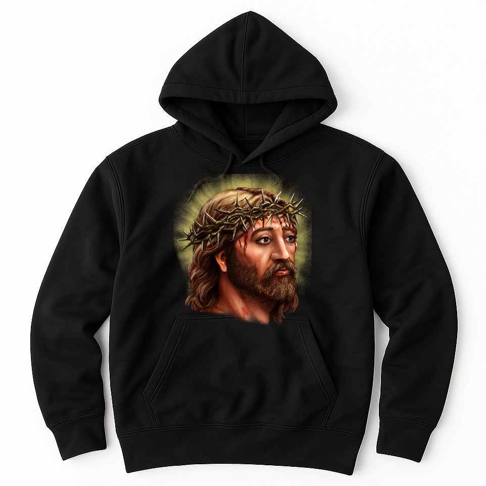 Jesus Abstract Portrait Hoodie