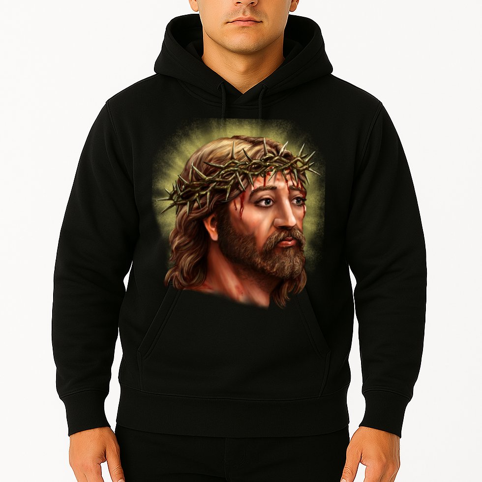 Jesus Abstract Portrait Hoodie