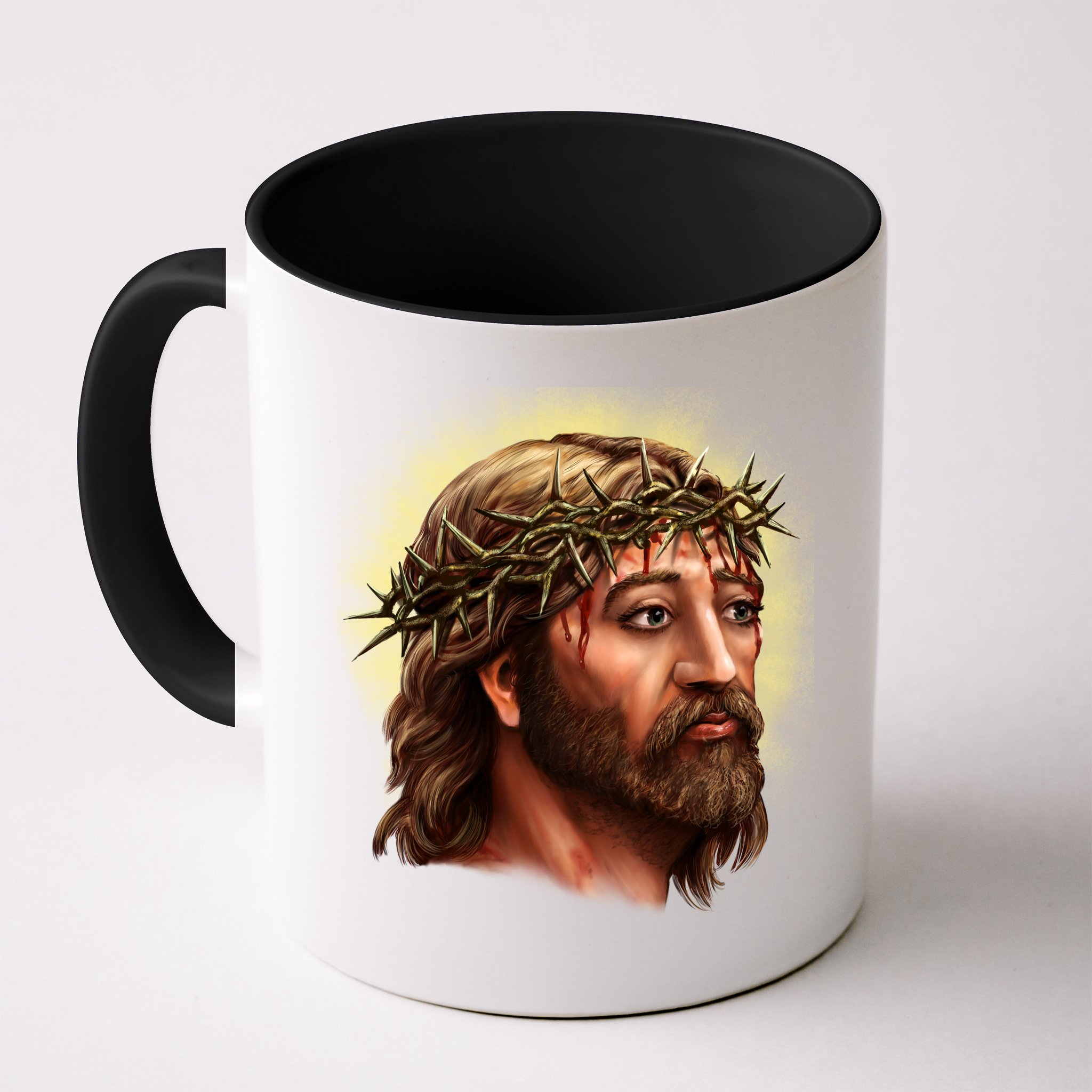 Jesus Abstract Portrait Mug