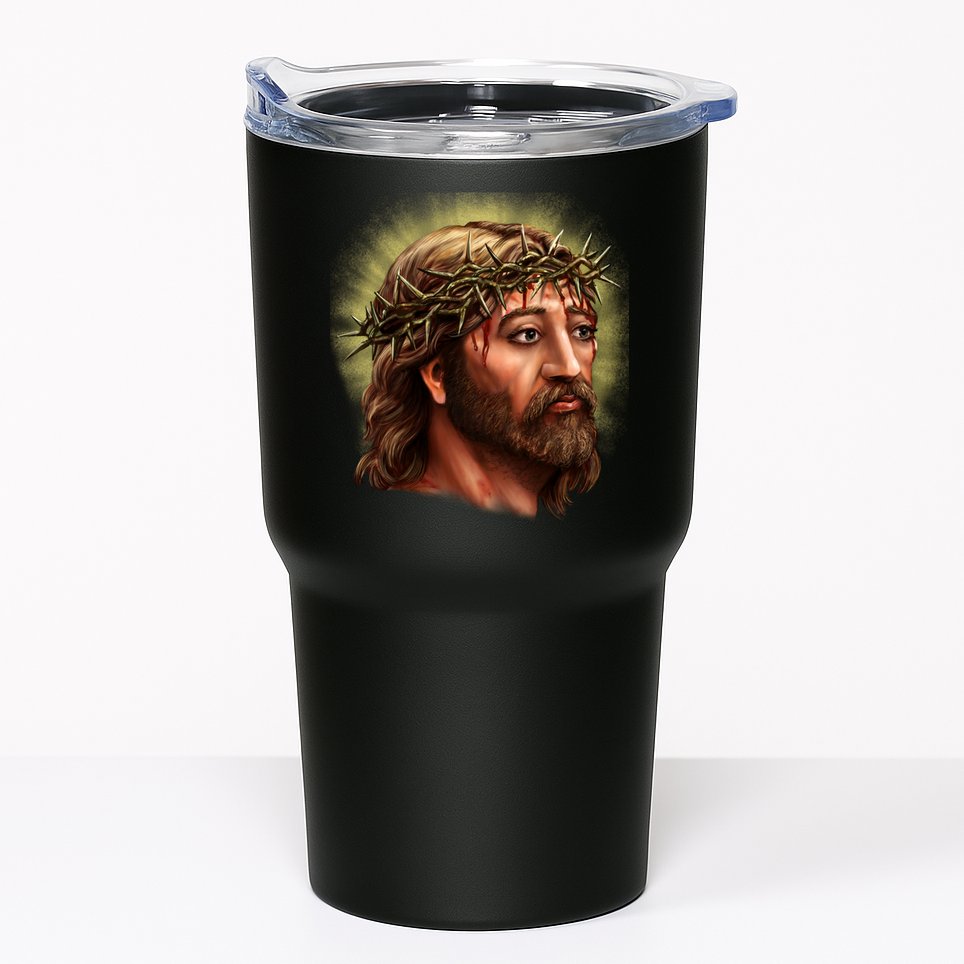 Jesus Abstract Portrait Tumbler