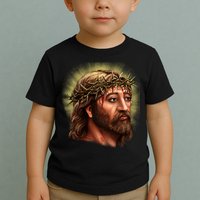 Jesus Abstract Portrait Toddler T-Shirt