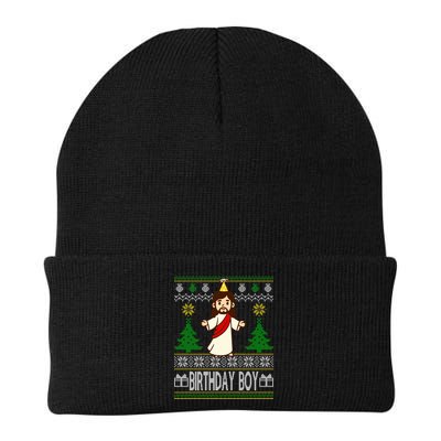 Jesus Birthday Boy Ugly Christmas Beanie
