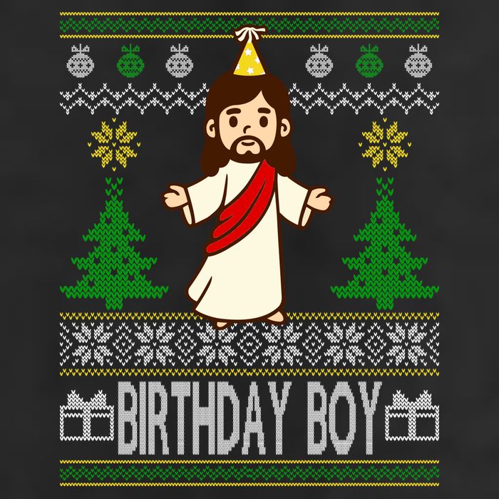 Jesus Birthday Boy Ugly Christmas Beanie