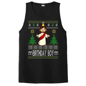 Jesus Birthday Boy Ugly Christmas PosiCharge Competitor Tank