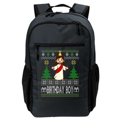 Jesus Birthday Boy Ugly Christmas Daily Commute Backpack