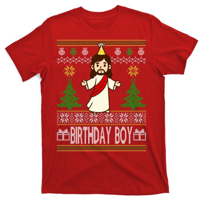 Jesus Birthday Boy Ugly Christmas T-Shirt