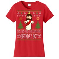 Jesus Birthday Boy Ugly Christmas Women's T-Shirt