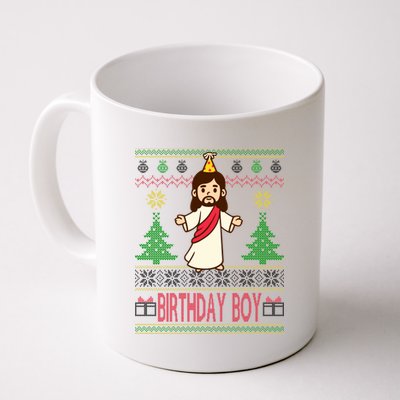 Jesus Birthday Boy Ugly Christmas Coffee Mug