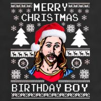 Jesus Birthday Ugly Christmas Sweater 11oz C Handle Ceramic Mug