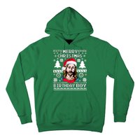 Jesus Birthday Ugly Christmas Sweater Hoodie