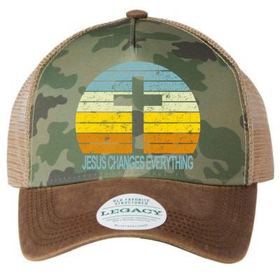 Jesus Changes Everything Legacy Tie Dye Trucker Hat