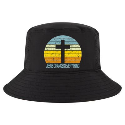 Jesus Changes Everything Cool Comfort Performance Bucket Hat