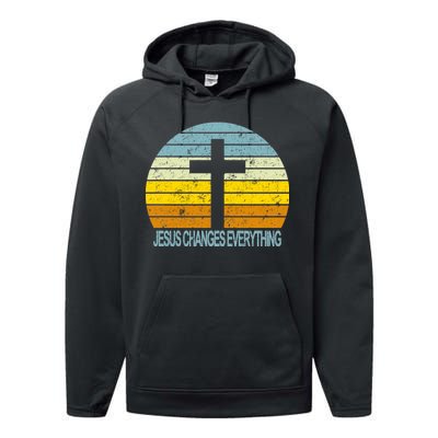 Jesus Changes Everything Performance Fleece Hoodie