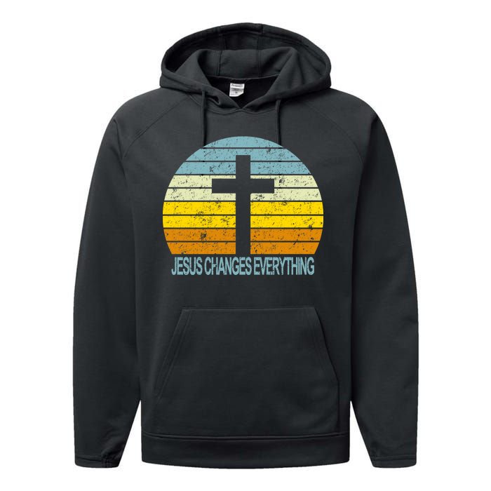 Jesus Changes Everything Performance Fleece Hoodie