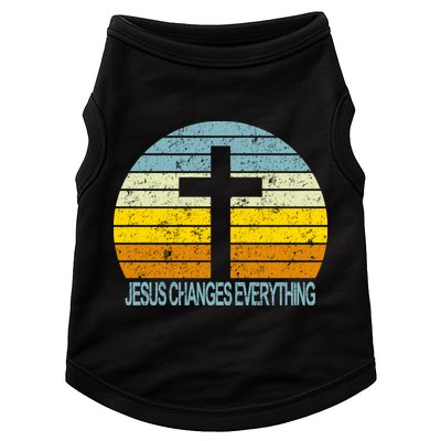 Jesus Changes Everything Doggie Tank