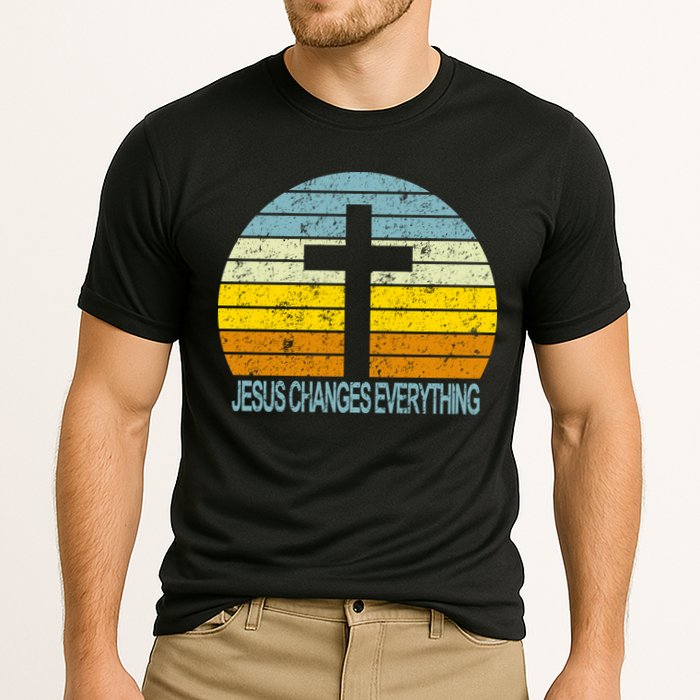 Jesus Changes Everything Cooling Performance Crew T-Shirt