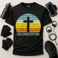 Jesus Changes Everything Cooling Performance Crew T-Shirt