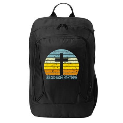 Jesus Changes Everything City Backpack