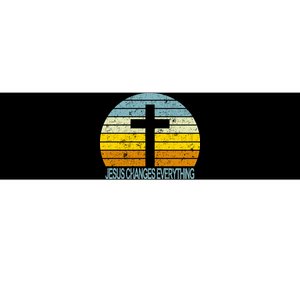 Jesus Changes Everything Bumper Sticker