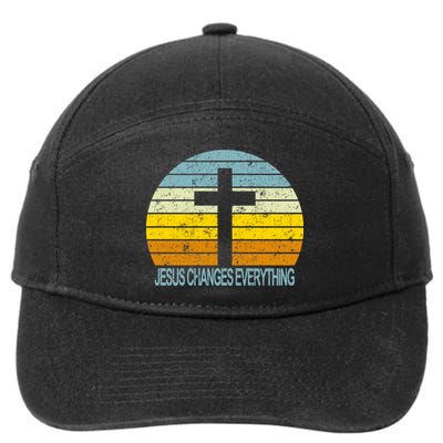 Jesus Changes Everything 7-Panel Snapback Hat