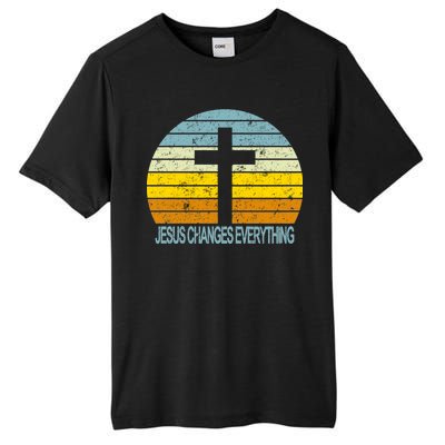 Jesus Changes Everything Tall Fusion ChromaSoft Performance T-Shirt