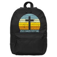 Jesus Changes Everything 16 in Basic Backpack