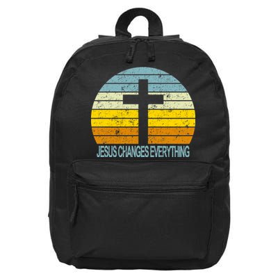 Jesus Changes Everything 16 in Basic Backpack