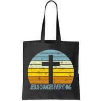 Jesus Changes Everything Tote Bag