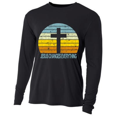 Jesus Changes Everything Cooling Performance Long Sleeve Crew
