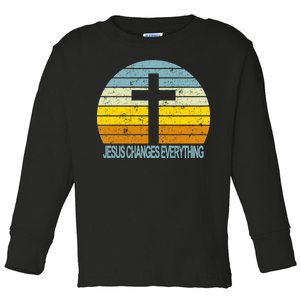 Jesus Changes Everything Toddler Long Sleeve Shirt